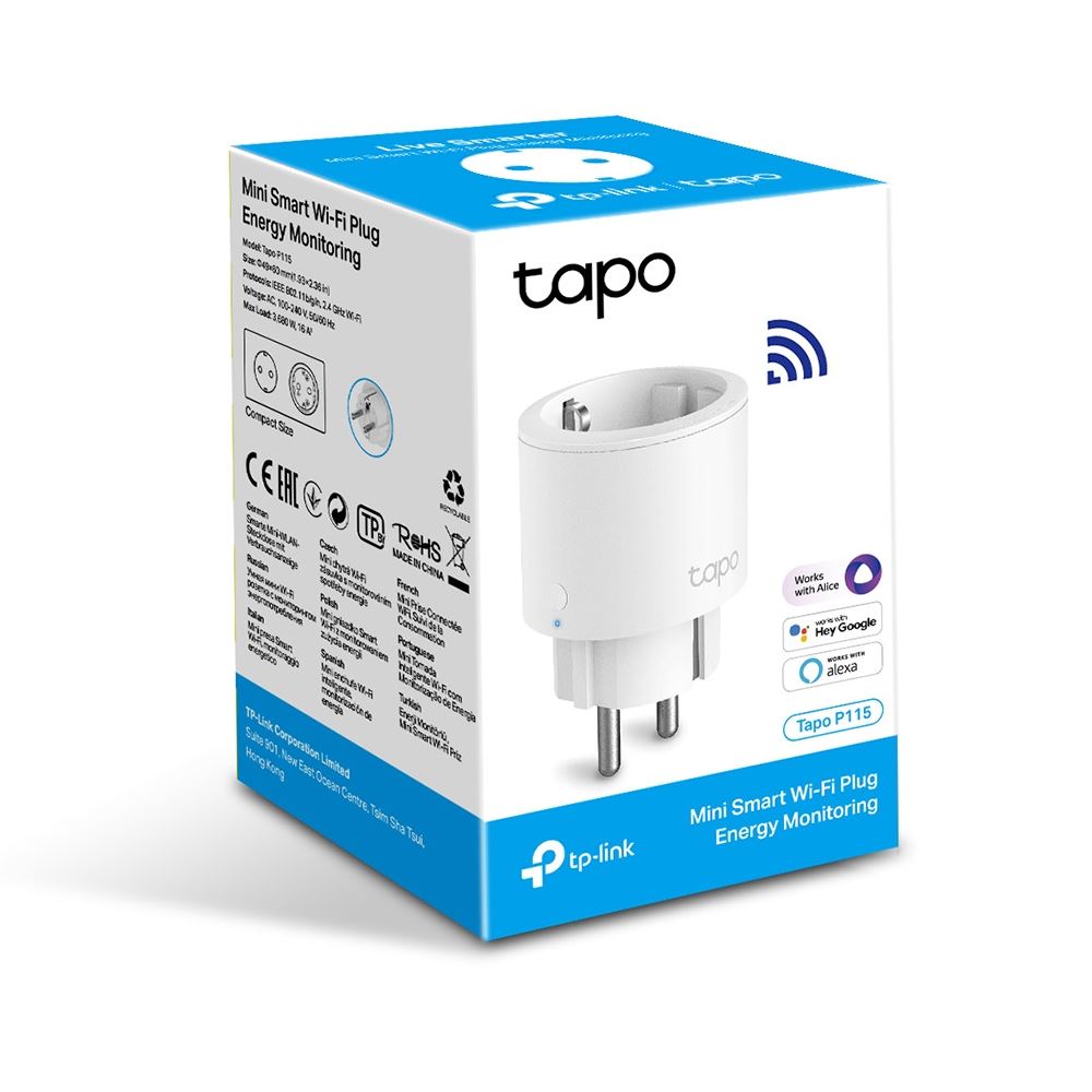 TP-Link Tapo P115 Wi-Fi okos dugalj
